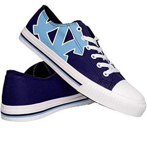 FOCO North Carolina  Low Top Big Logo Canvas Shoe Mens Size 11